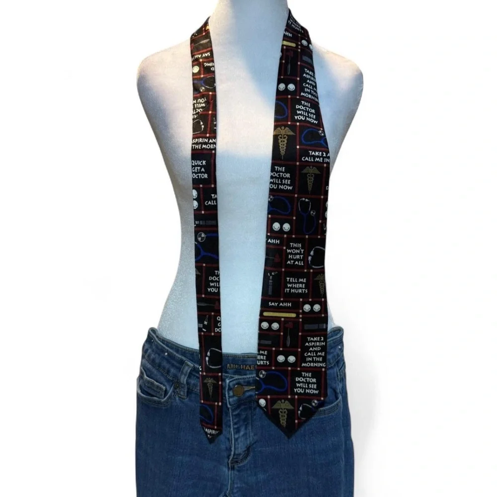Ralph Marlin Doctors Squares Necktie. Perfect for a doctor!!!